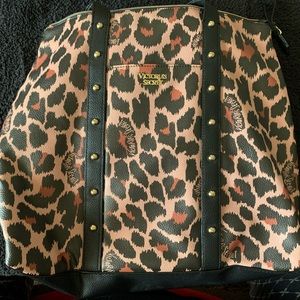 Leopard print Victoria Secret Backpack